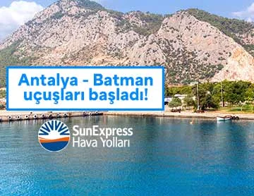 Antalya-Batman Uçuşları Başladı!